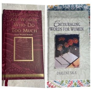 Meditations for Women Who Do Too Much & Encouraging Words for Women Books